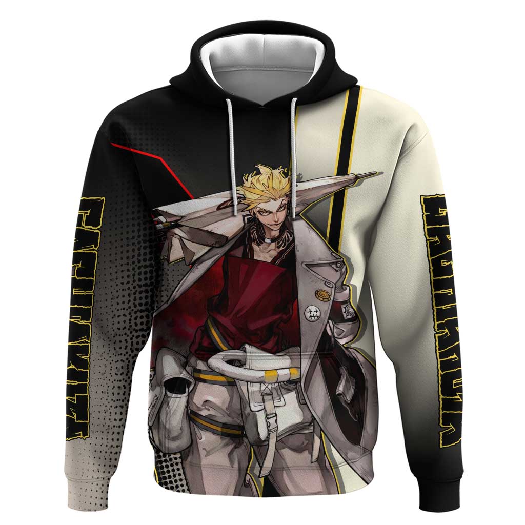 Enjin Crimson Strategist Hoodie Grunge Manga Illustration Style