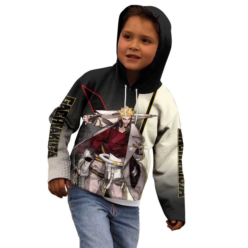 Enjin Crimson Strategist Kid Hoodie Grunge Manga Illustration Style