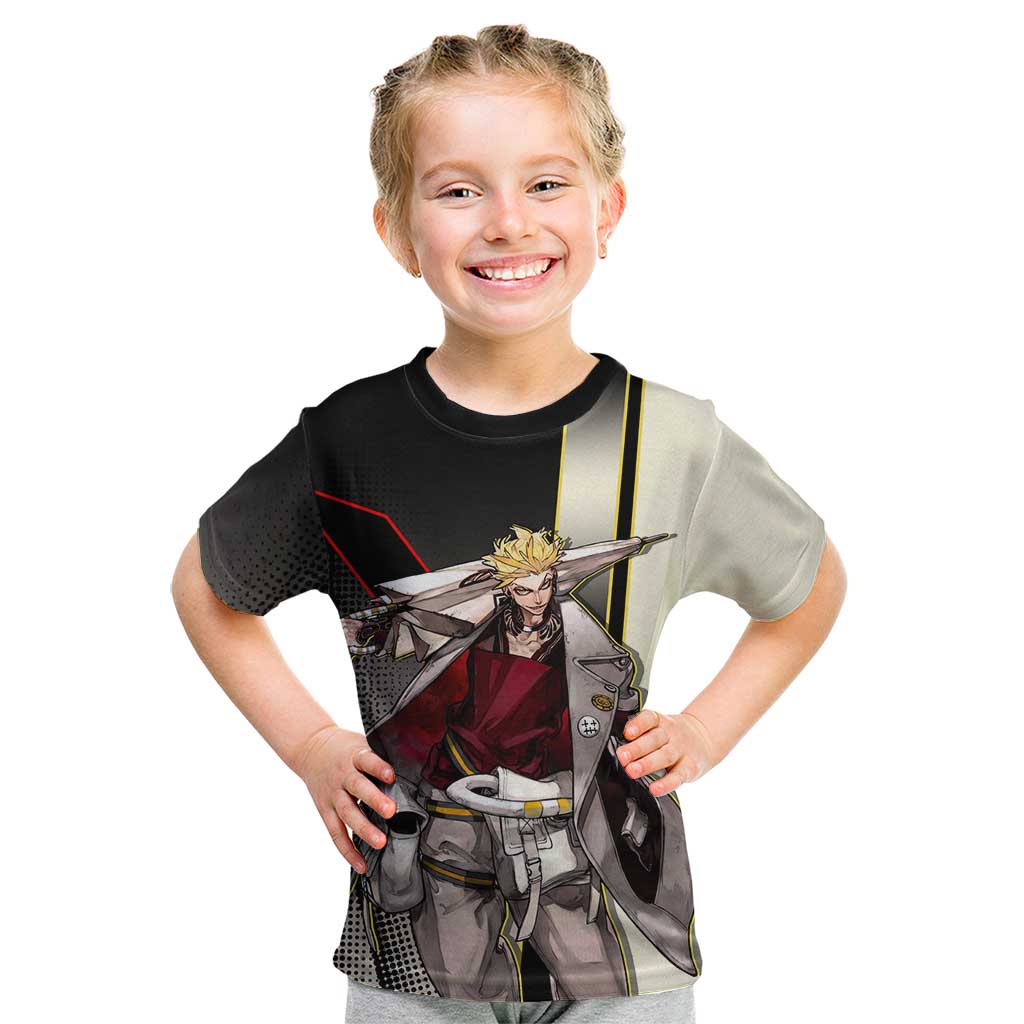 Enjin Crimson Strategist Kid T Shirt Grunge Manga Illustration Style