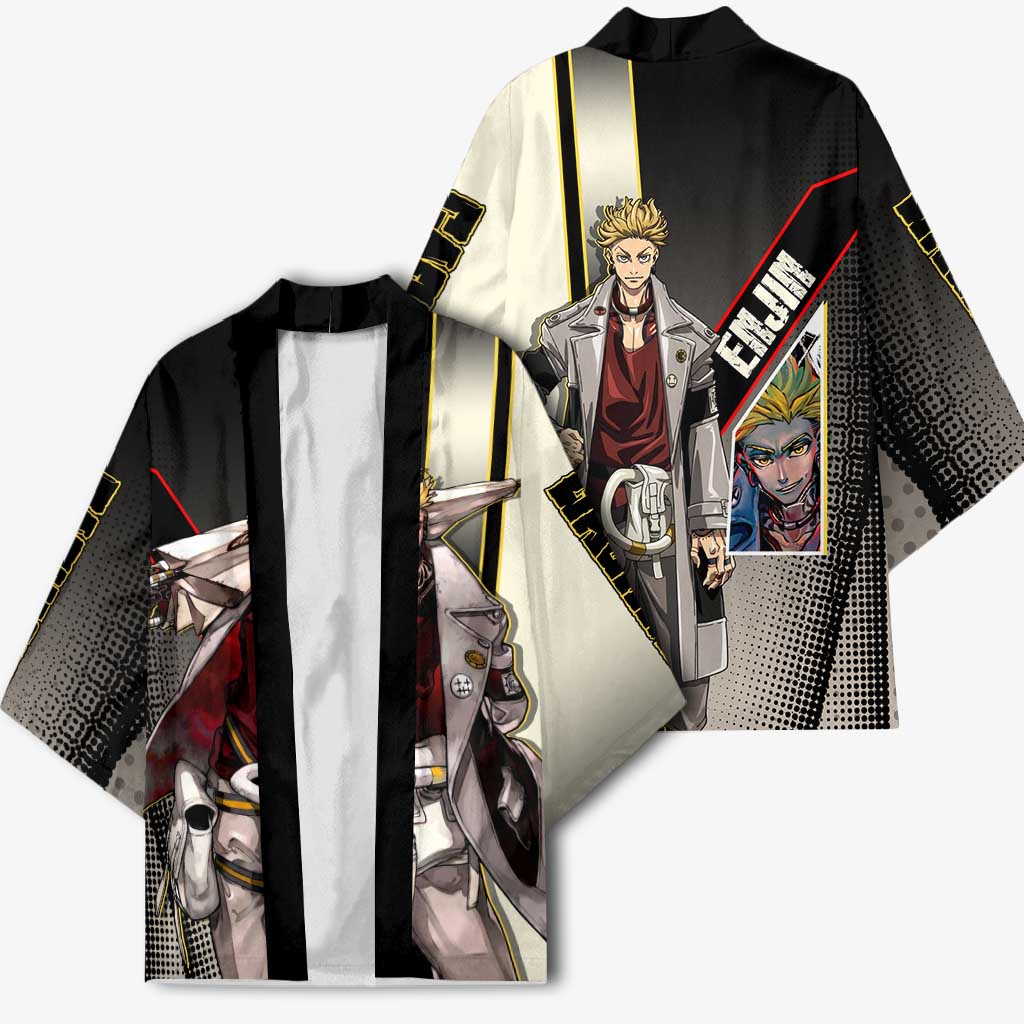 Enjin Crimson Strategist Kimono Grunge Manga Illustration Style