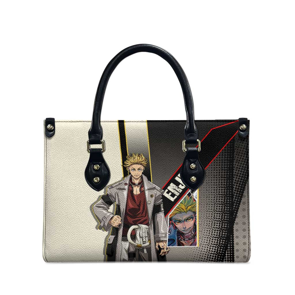 Enjin Crimson Strategist Leather Bag Grunge Manga Illustration Style