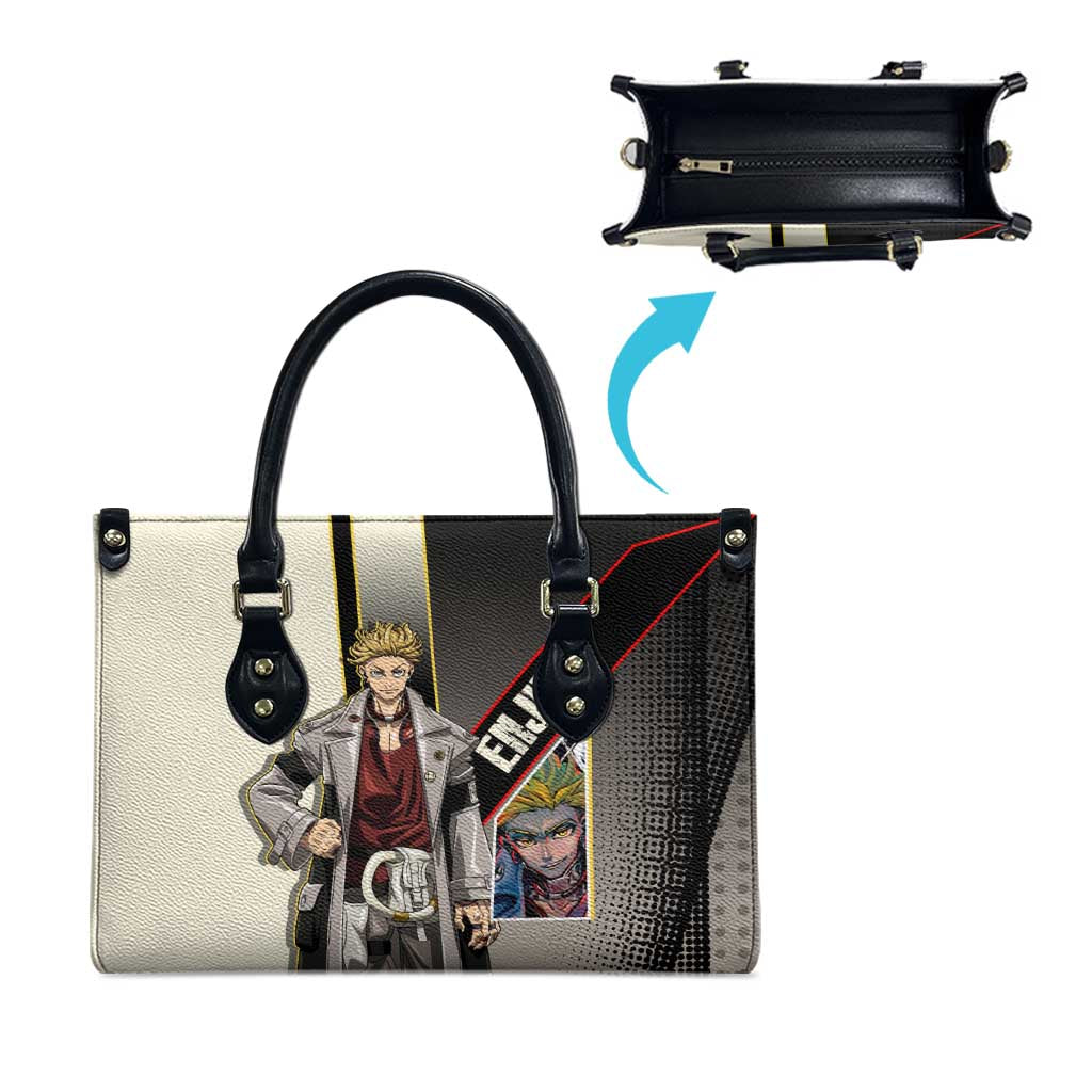 Enjin Crimson Strategist Leather Bag Grunge Manga Illustration Style