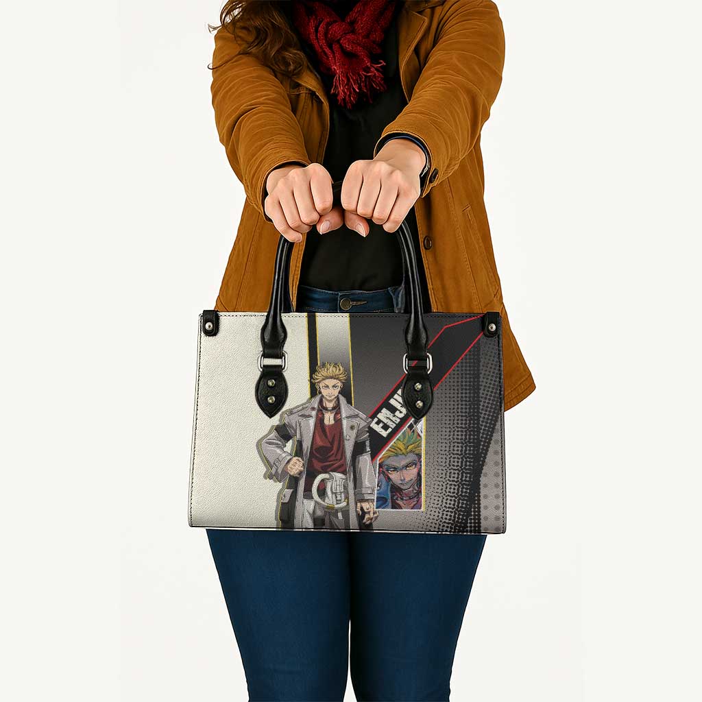 Enjin Crimson Strategist Leather Bag Grunge Manga Illustration Style