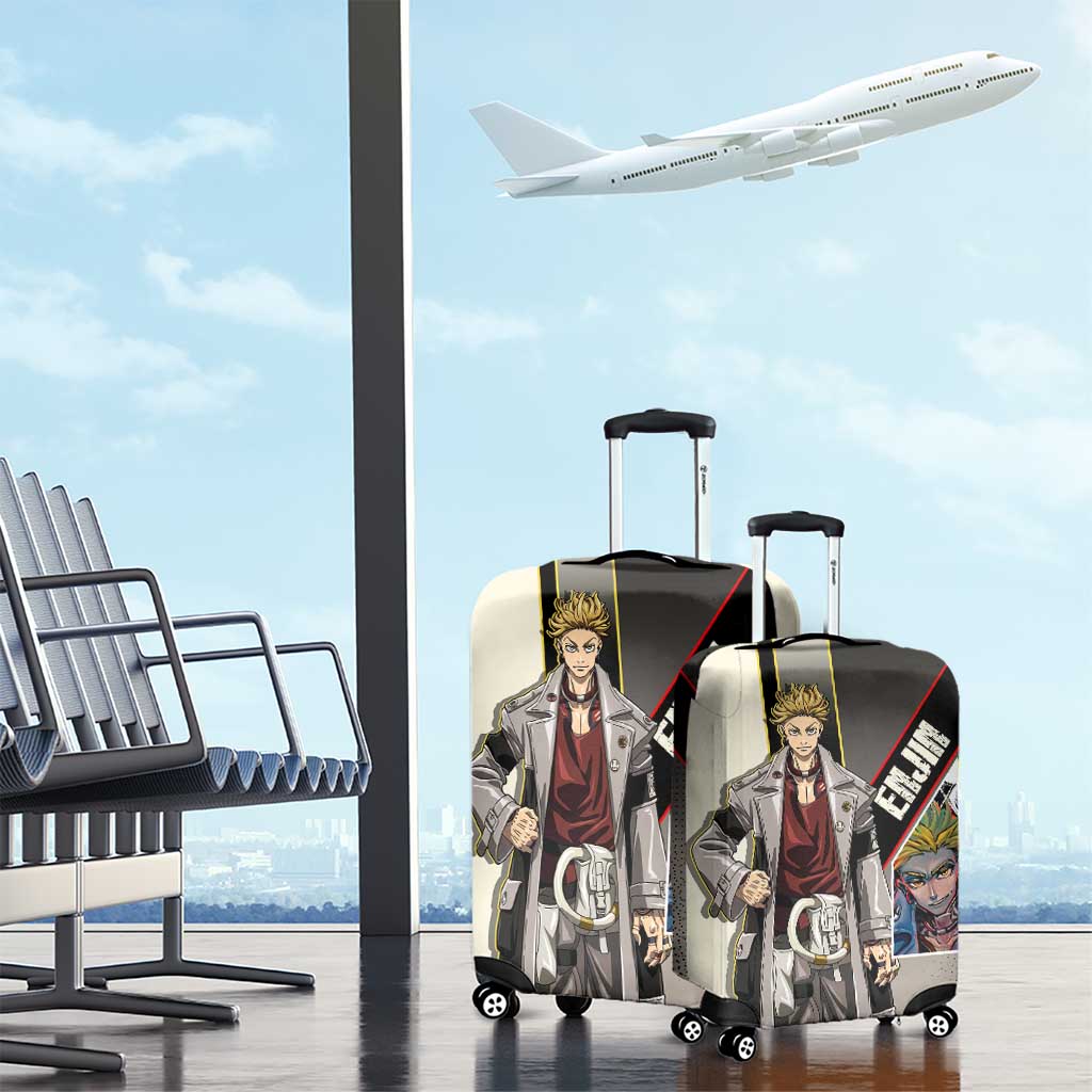 Enjin Crimson Strategist Luggage Cover Grunge Manga Illustration Style