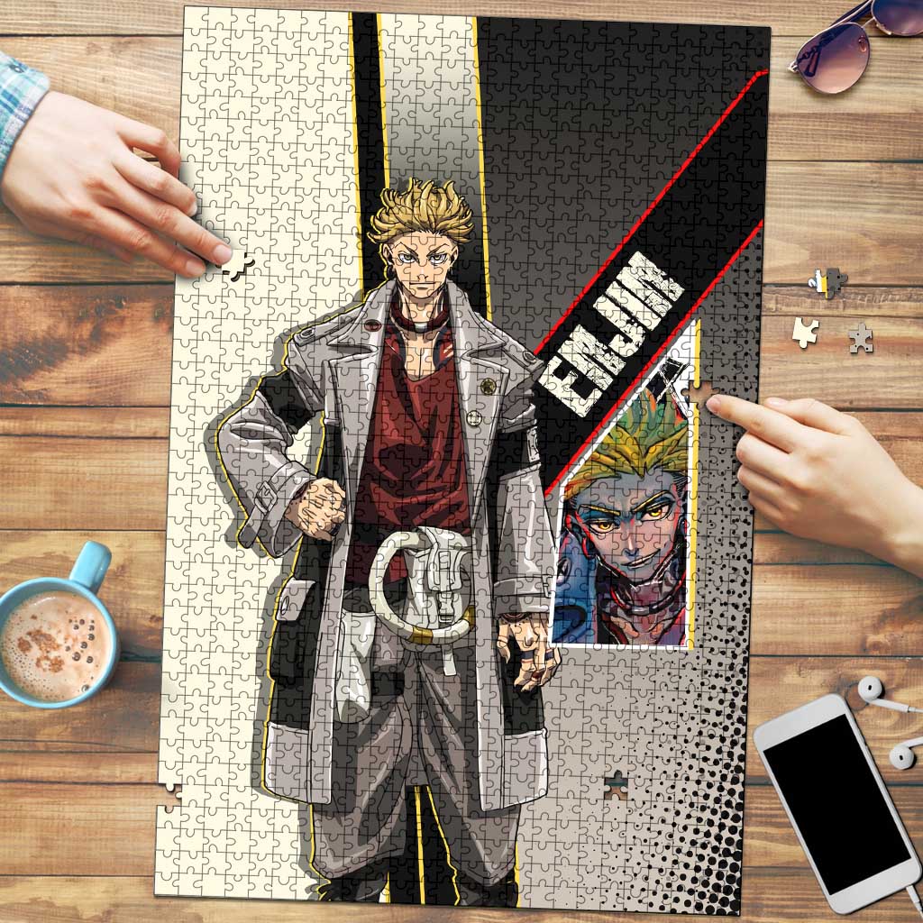 Enjin Crimson Strategist Puzzle Grunge Manga Illustration Style
