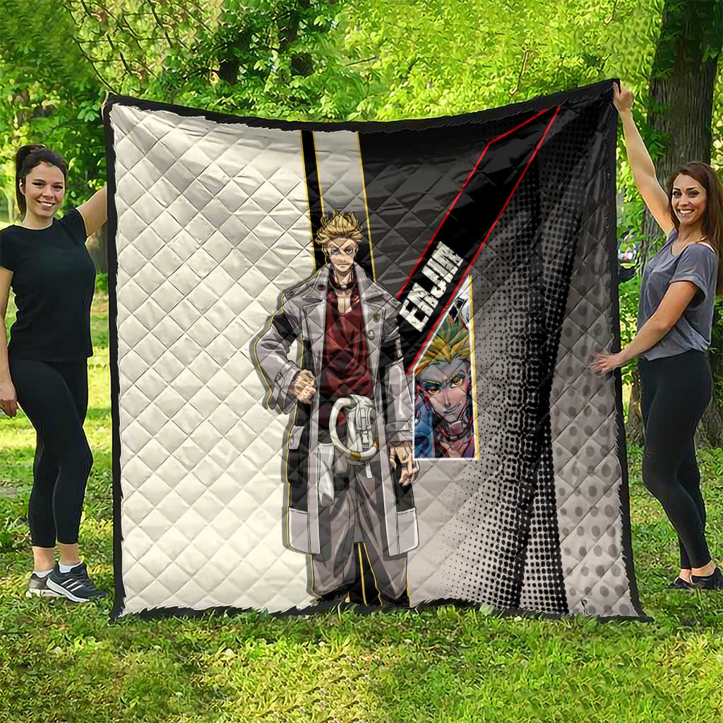 Enjin Crimson Strategist Quilt Grunge Manga Illustration Style
