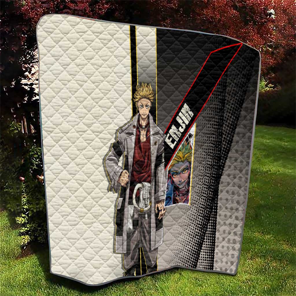Enjin Crimson Strategist Quilt Grunge Manga Illustration Style
