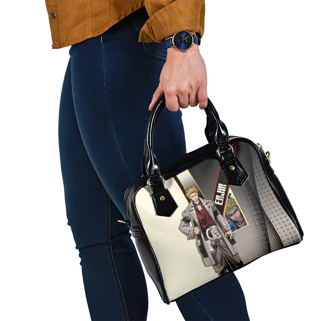 Enjin Crimson Strategist Shoulder Handbag Grunge Manga Illustration Style