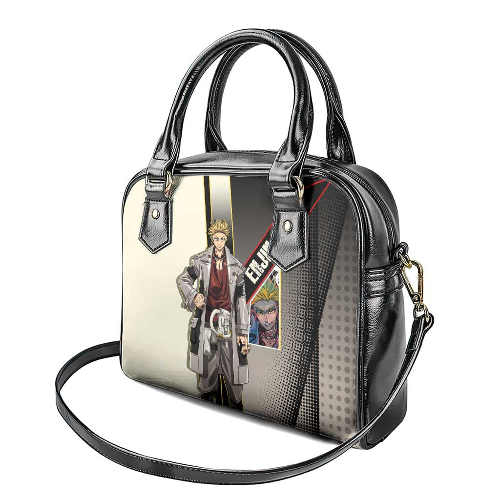 Enjin Crimson Strategist Shoulder Handbag Grunge Manga Illustration Style