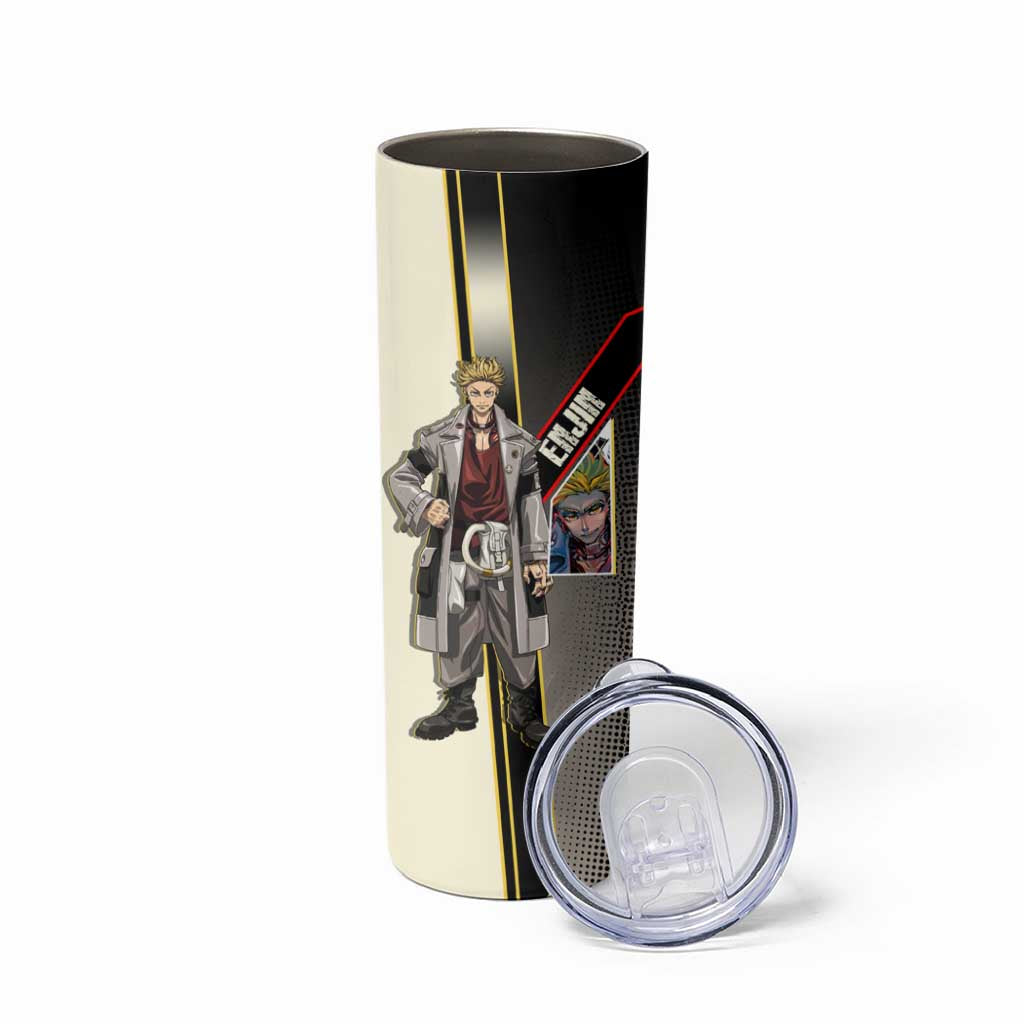 Enjin Crimson Strategist Skinny Tumbler Grunge Manga Illustration Style