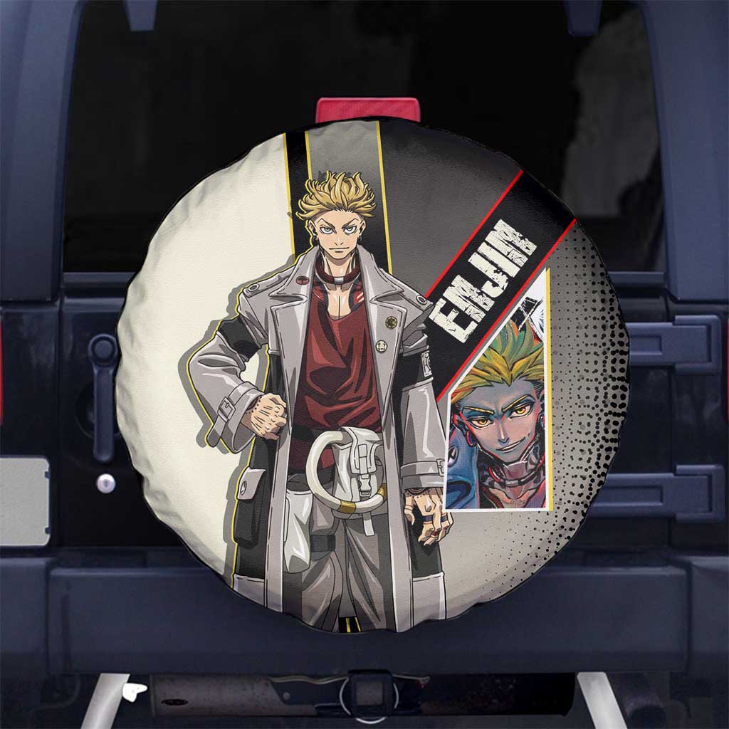 Enjin Crimson Strategist Spare Tire Cover Grunge Manga Illustration Style