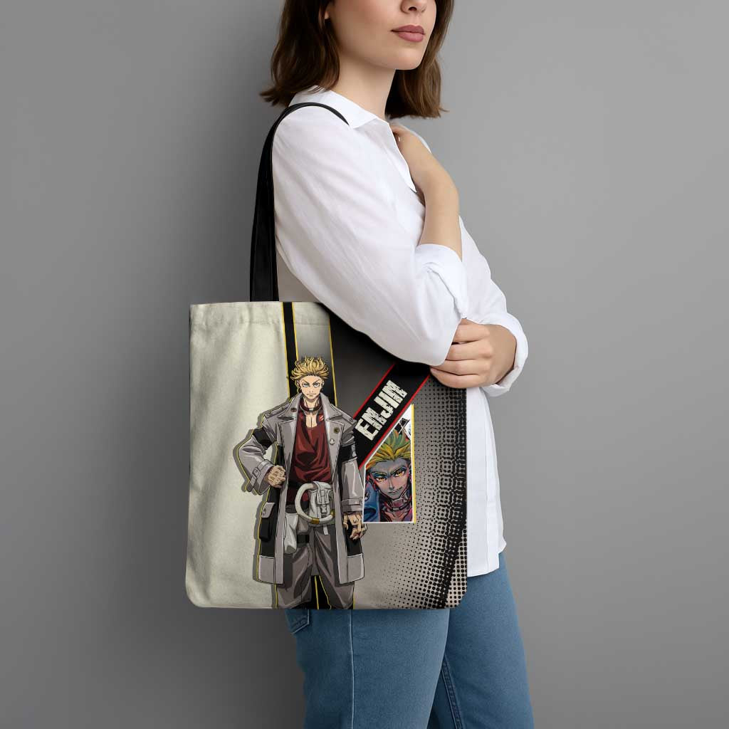 Enjin Crimson Strategist Tote Bag Grunge Manga Illustration Style