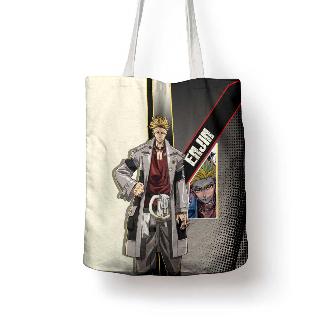 Enjin Crimson Strategist Tote Bag Grunge Manga Illustration Style