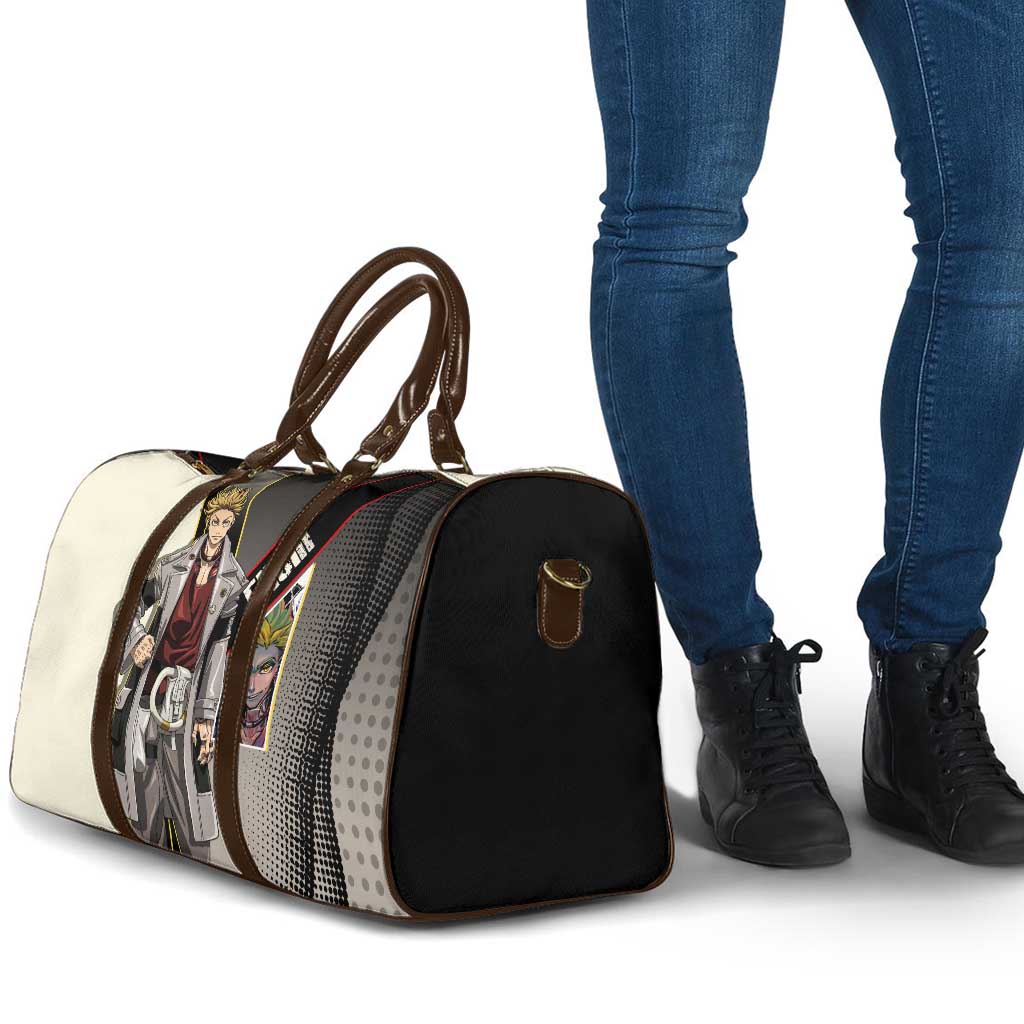 Enjin Crimson Strategist Travel Bag Grunge Manga Illustration Style