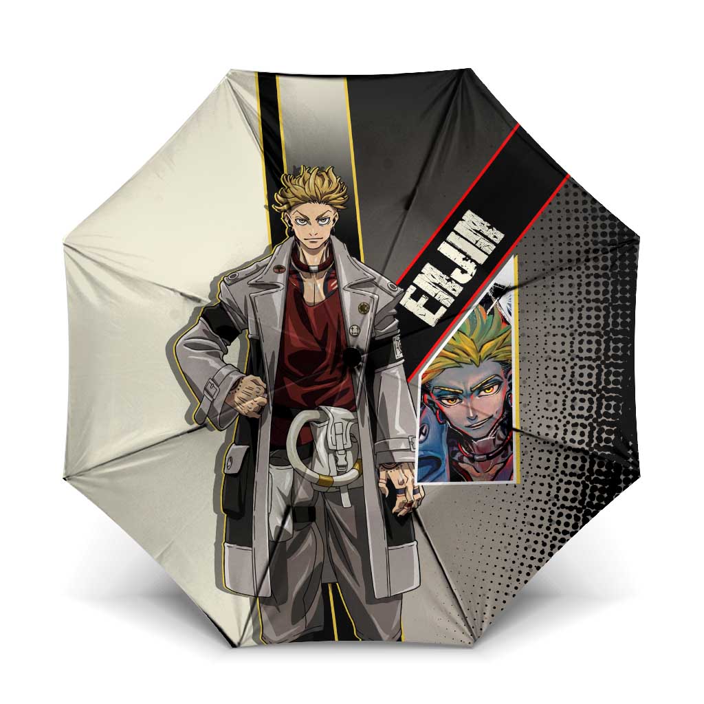 Enjin Crimson Strategist Umbrella Grunge Manga Illustration Style
