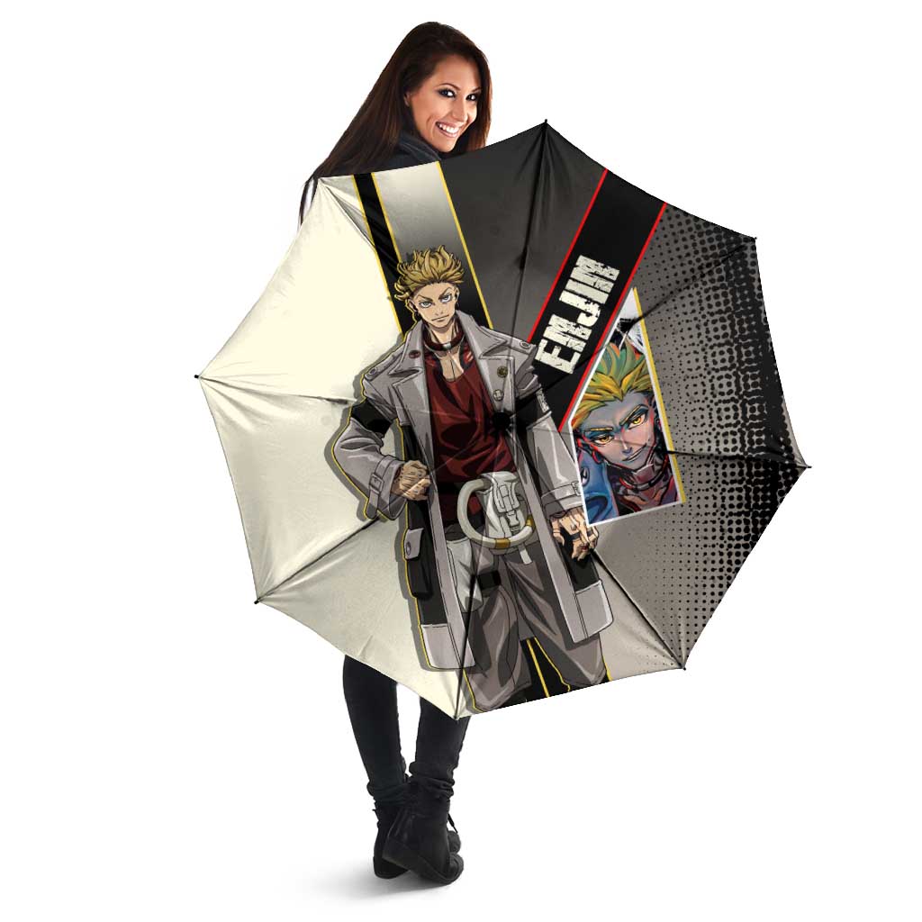 Enjin Crimson Strategist Umbrella Grunge Manga Illustration Style