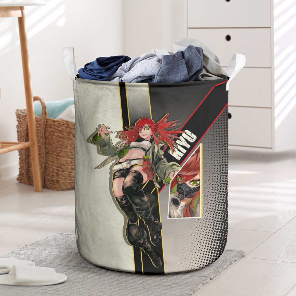 Riyo Blade Dancer Laundry Basket Grunge Manga Illustration Style