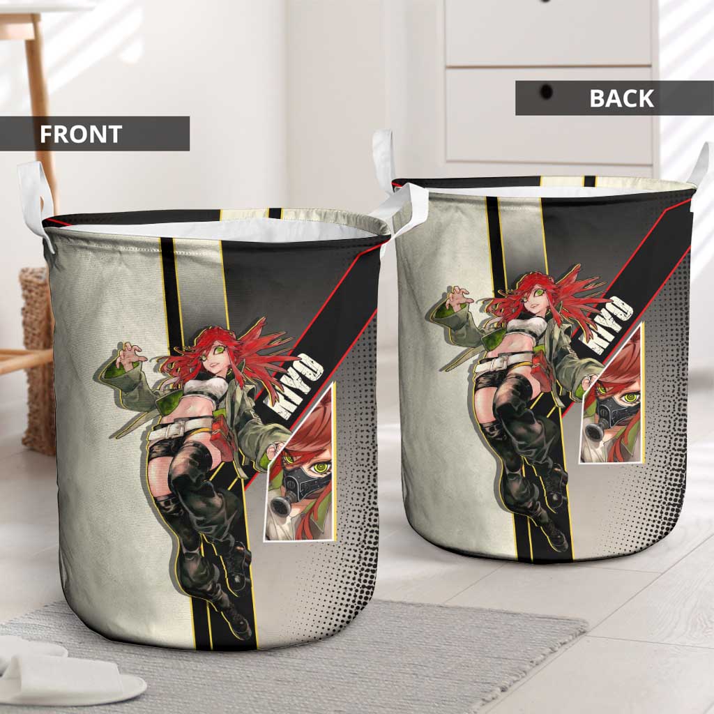 Riyo Blade Dancer Laundry Basket Grunge Manga Illustration Style