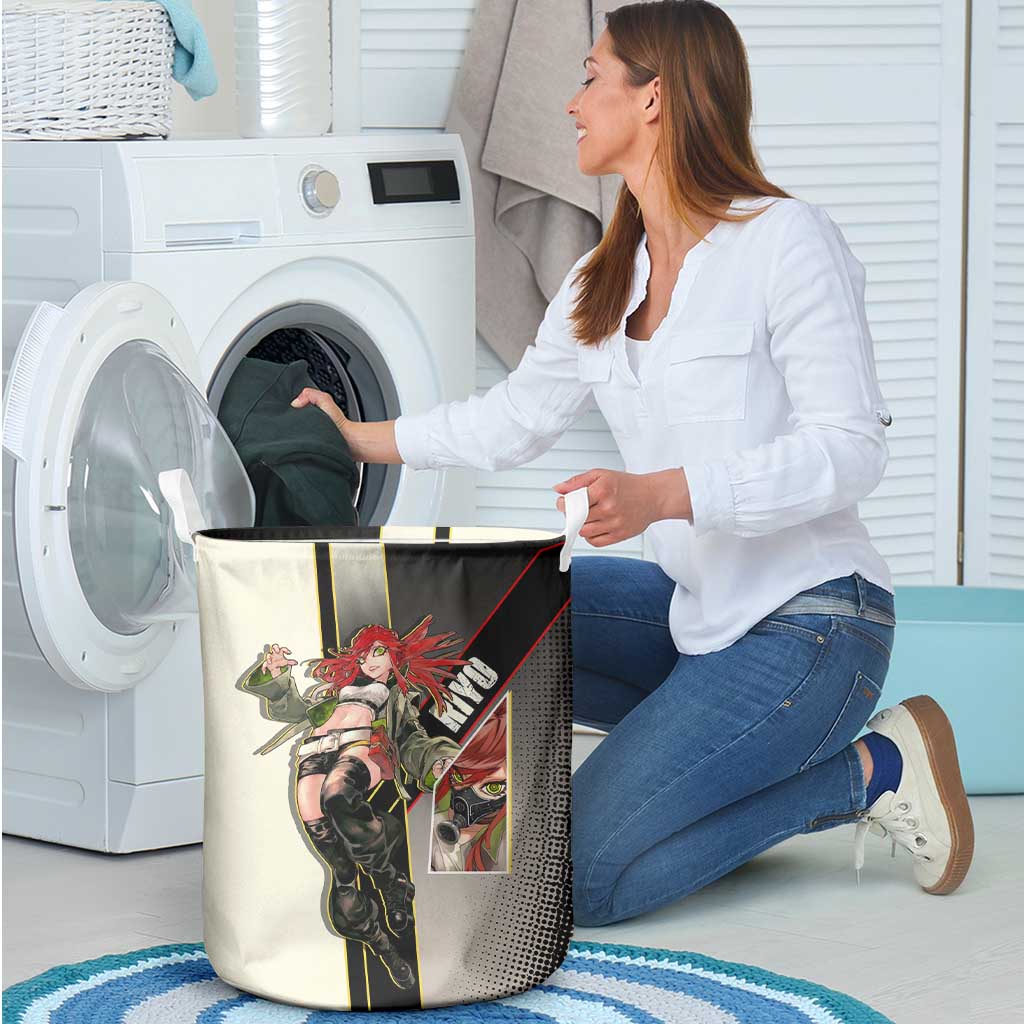 Riyo Blade Dancer Laundry Basket Grunge Manga Illustration Style