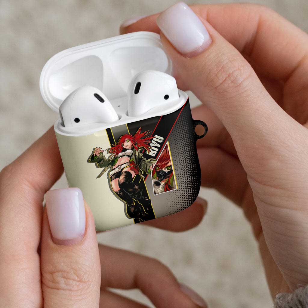 Riyo Blade Dancer AirPods Case Grunge Manga Illustration Style
