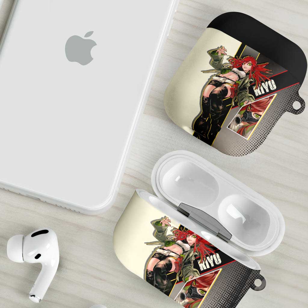 Riyo Blade Dancer AirPods Case Grunge Manga Illustration Style