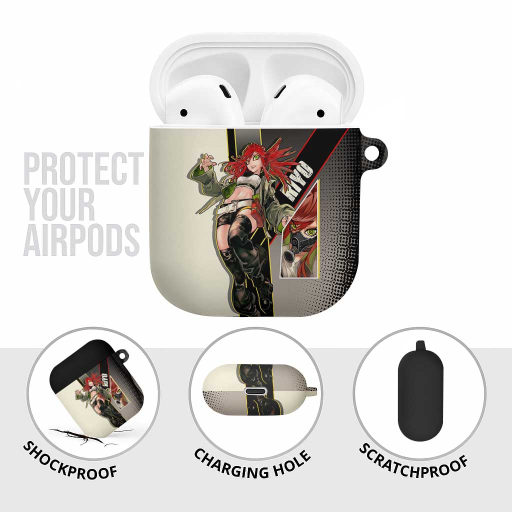 Riyo Blade Dancer AirPods Case Grunge Manga Illustration Style
