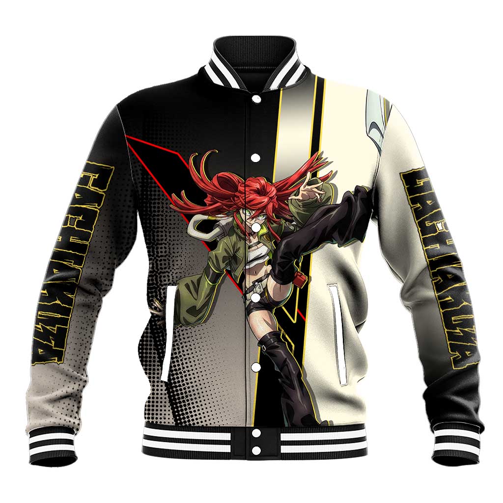 Riyo Blade Dancer Baseball Jacket Grunge Manga Illustration Style