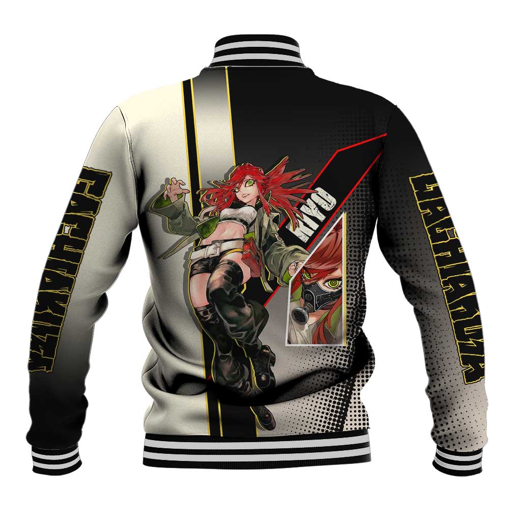 Riyo Blade Dancer Baseball Jacket Grunge Manga Illustration Style