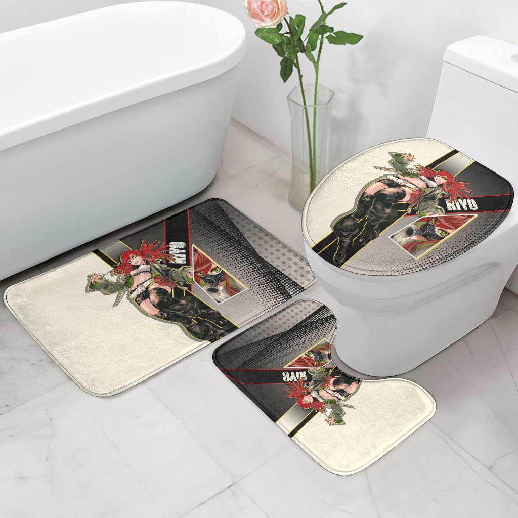 Riyo Blade Dancer Bathroom Set Grunge Manga Illustration Style