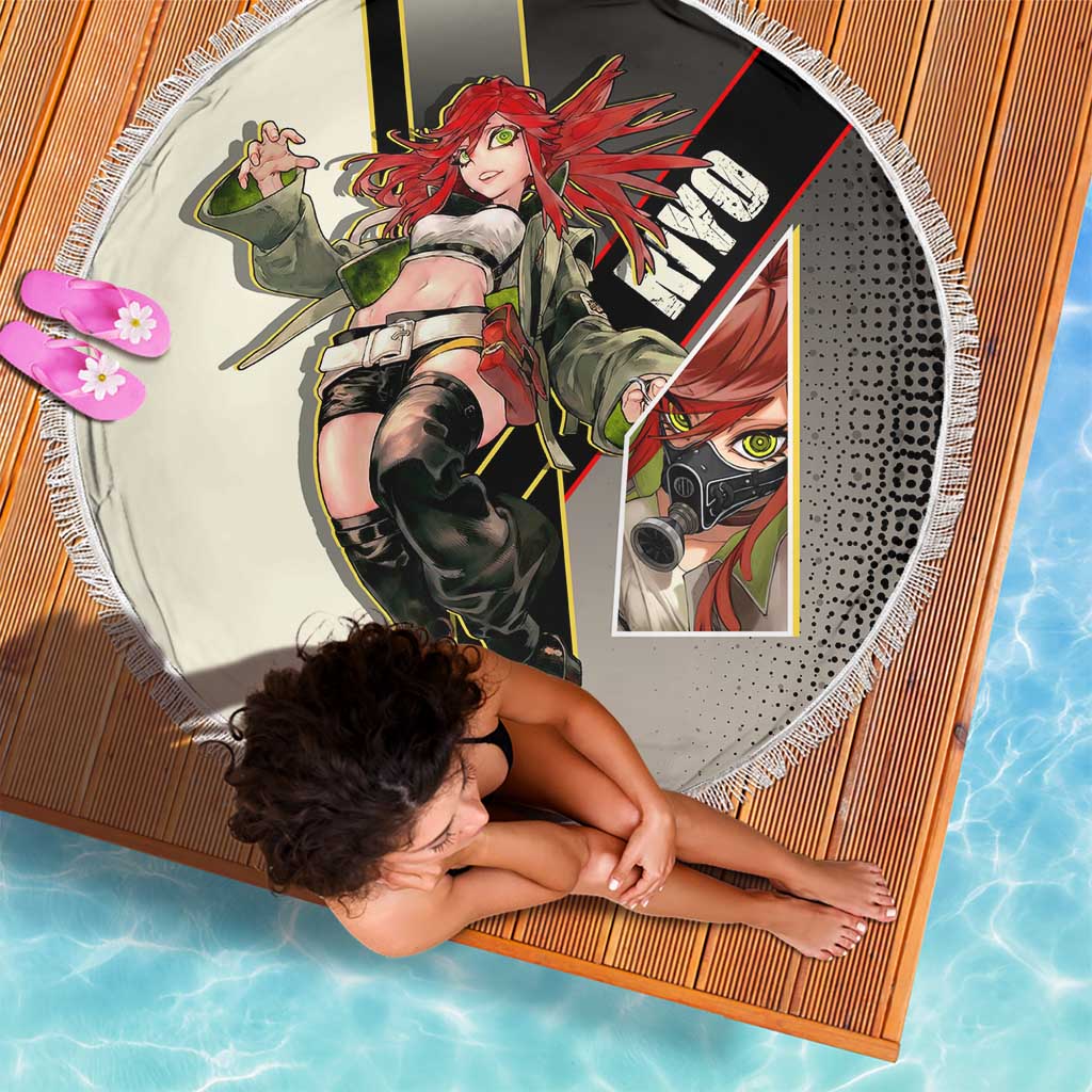Riyo Blade Dancer Beach Blanket Grunge Manga Illustration Style
