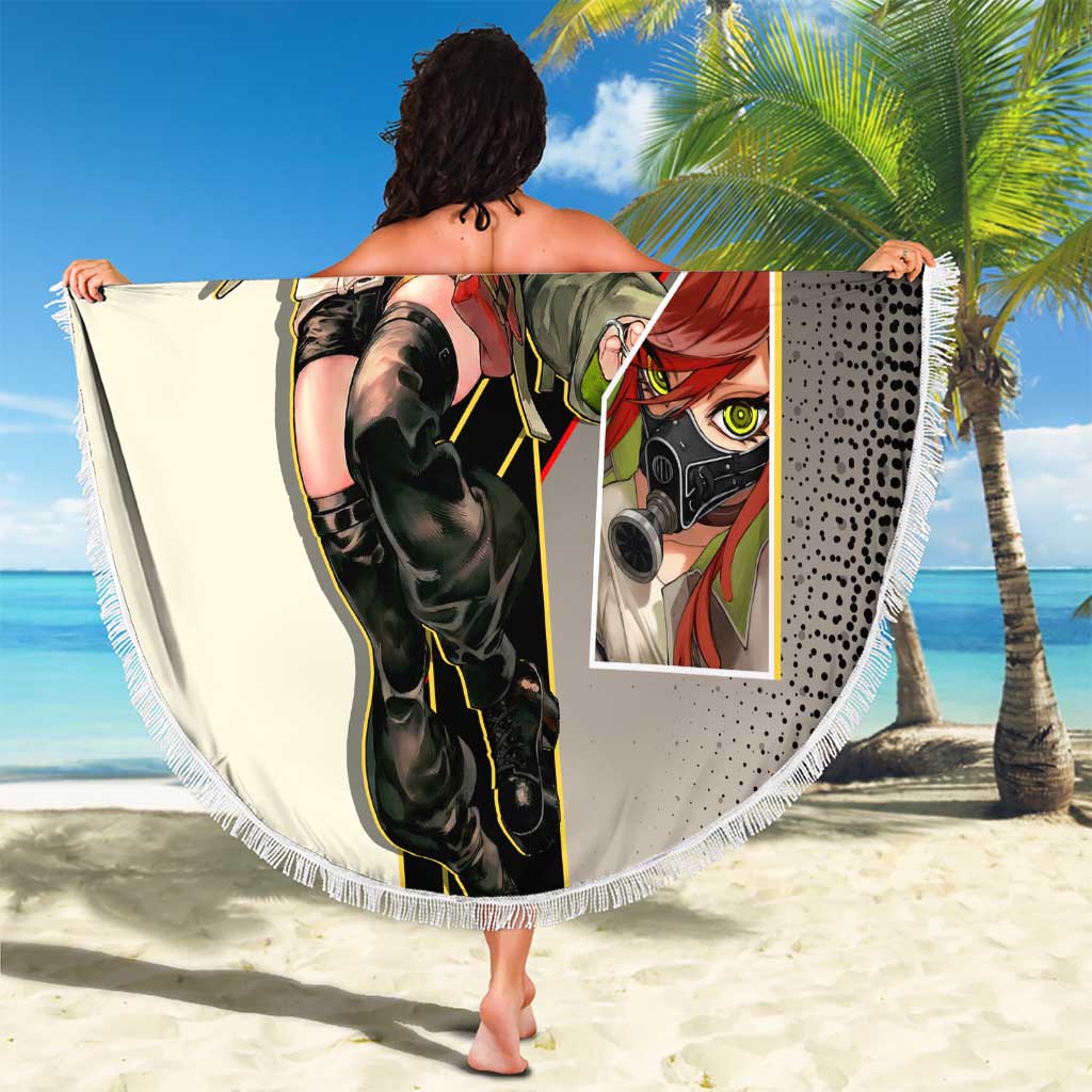 Riyo Blade Dancer Beach Blanket Grunge Manga Illustration Style