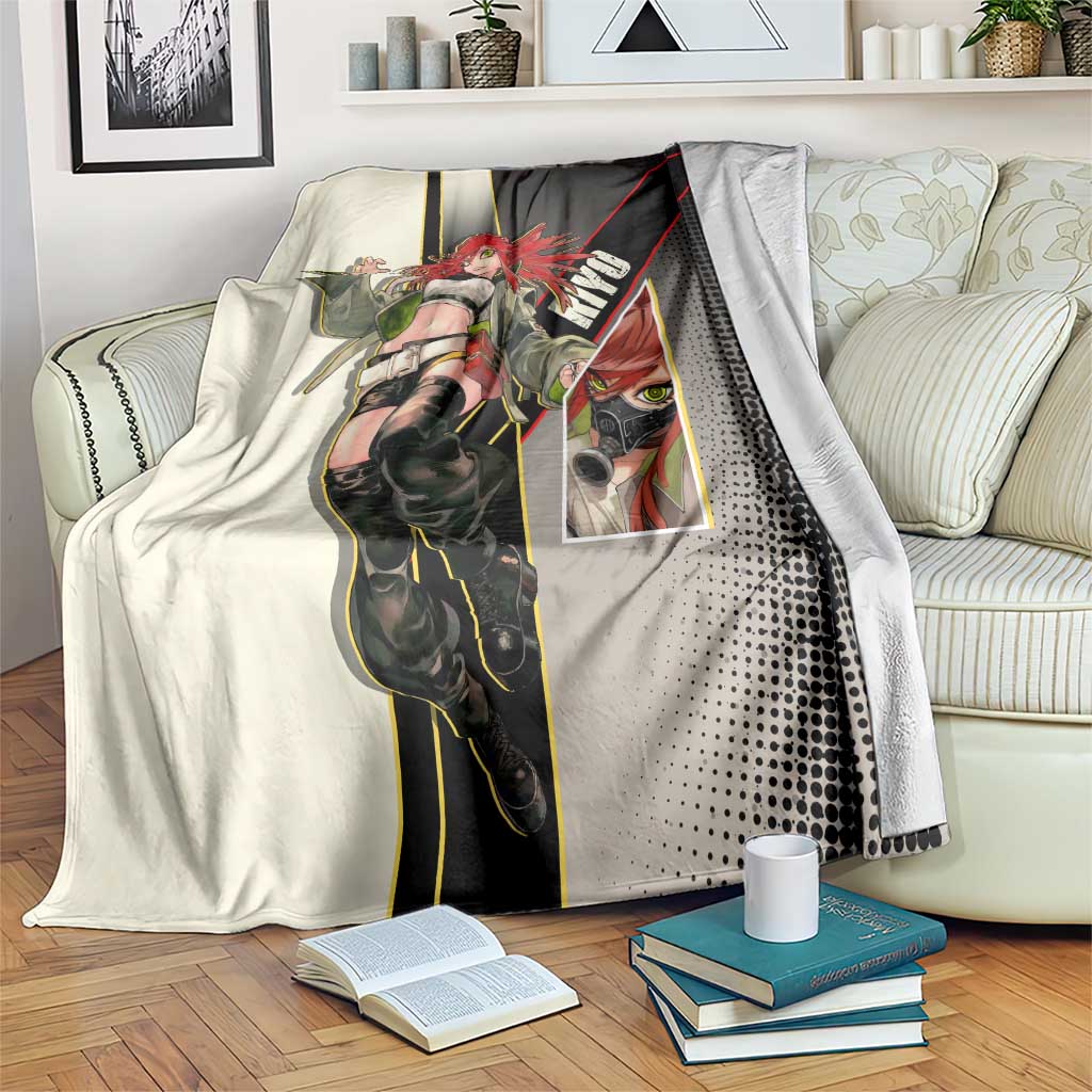 Riyo Blade Dancer Blanket Grunge Manga Illustration Style