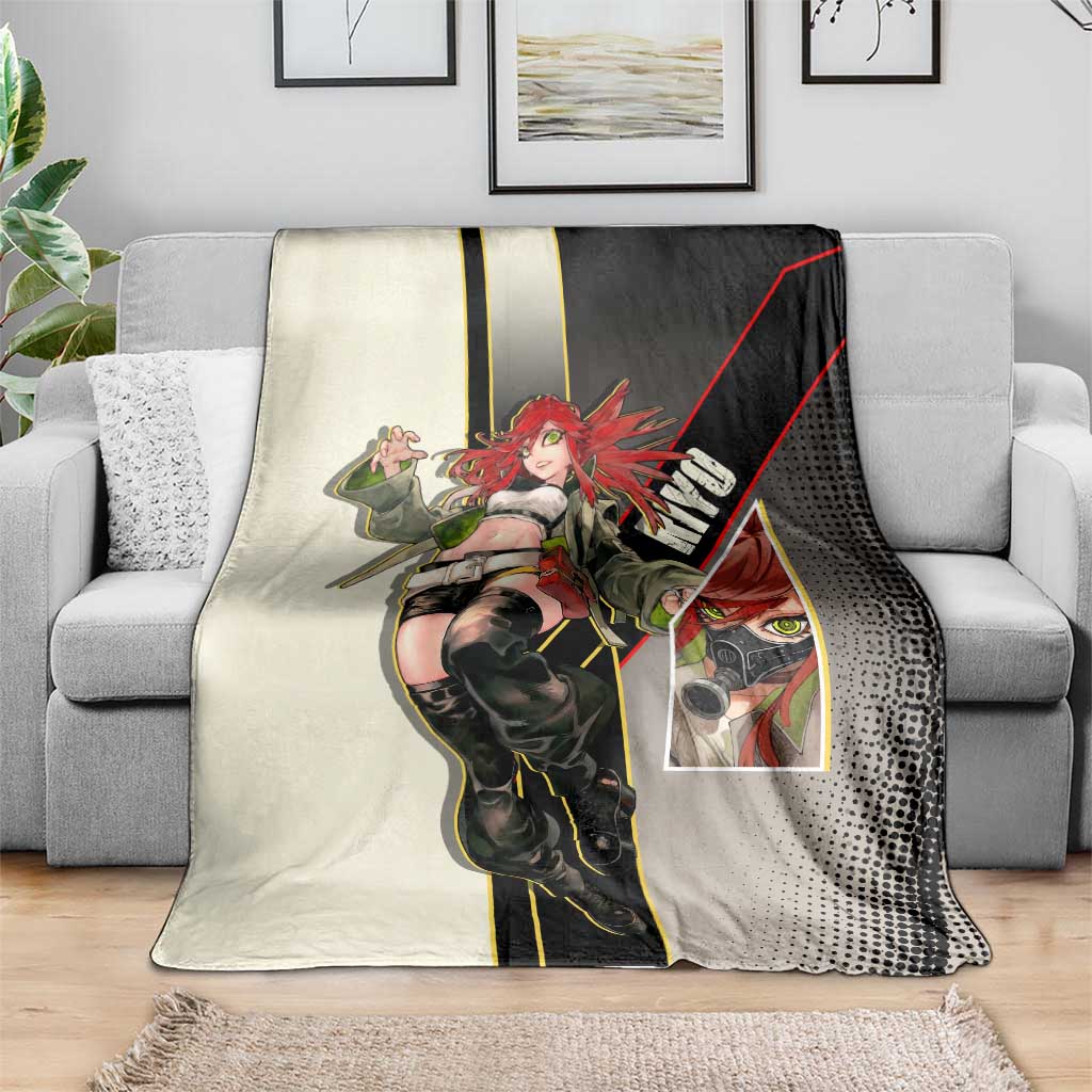 Riyo Blade Dancer Blanket Grunge Manga Illustration Style