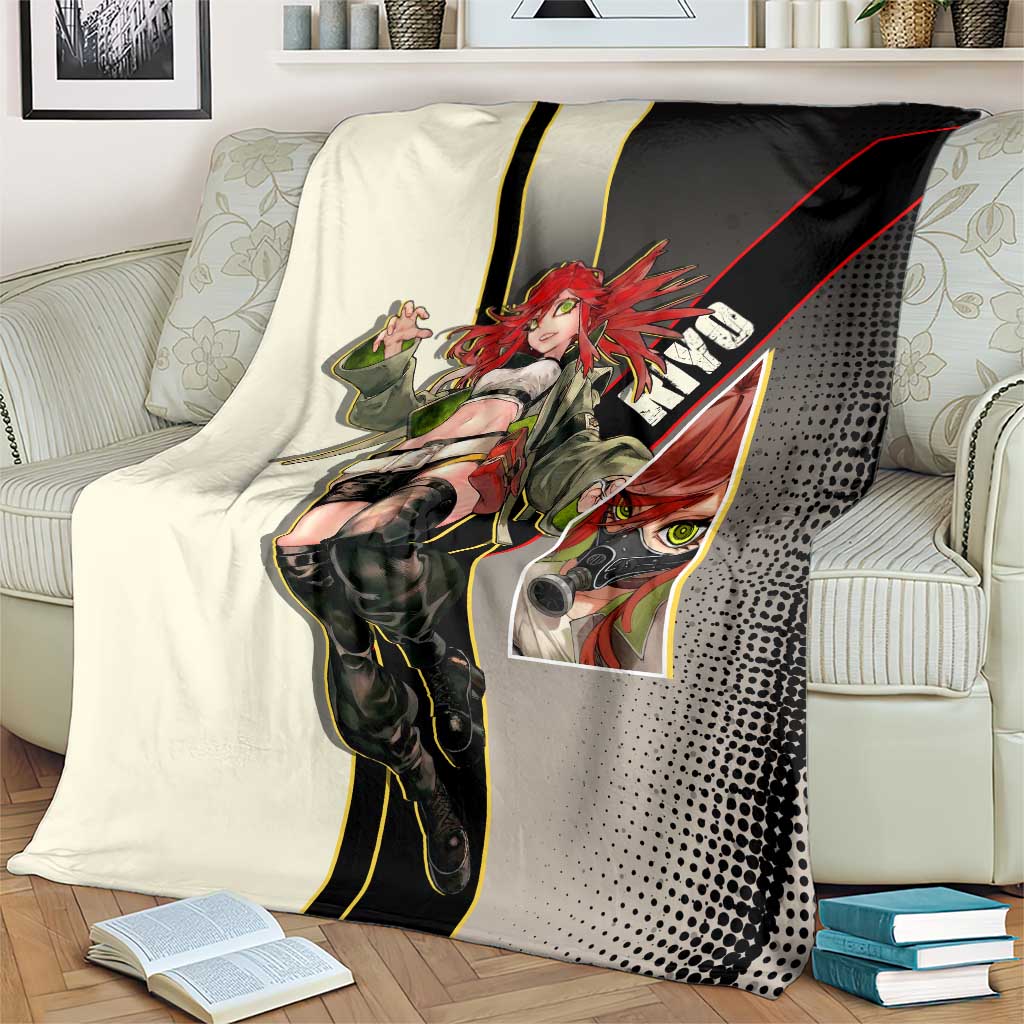 Riyo Blade Dancer Blanket Grunge Manga Illustration Style