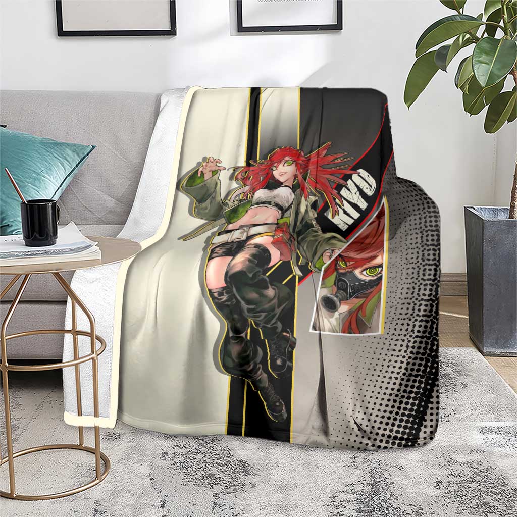 Riyo Blade Dancer Blanket Grunge Manga Illustration Style