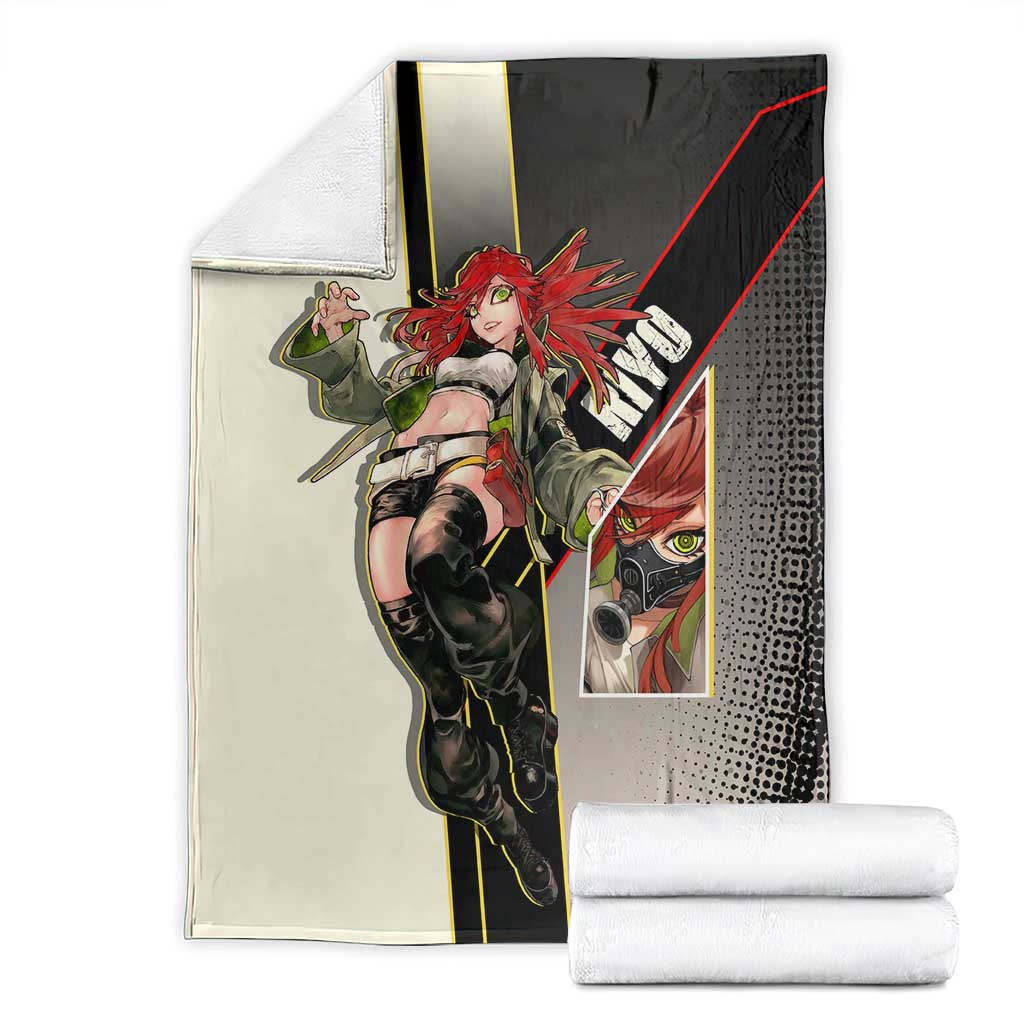 Riyo Blade Dancer Blanket Grunge Manga Illustration Style