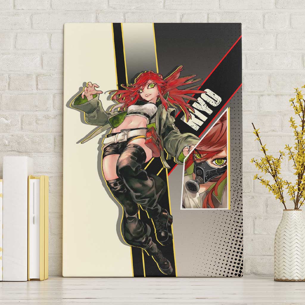 Riyo Blade Dancer Canvas Wall Art Grunge Manga Illustration Style