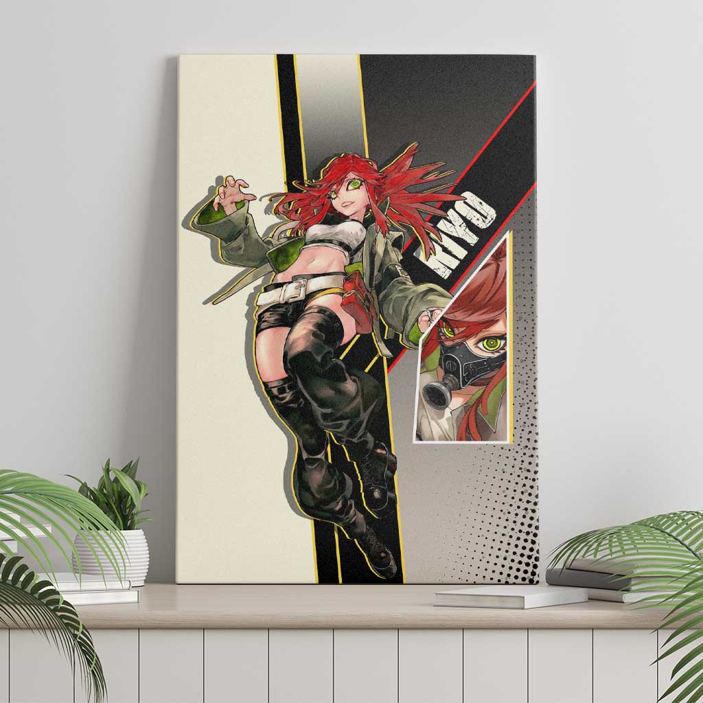 Riyo Blade Dancer Canvas Wall Art Grunge Manga Illustration Style