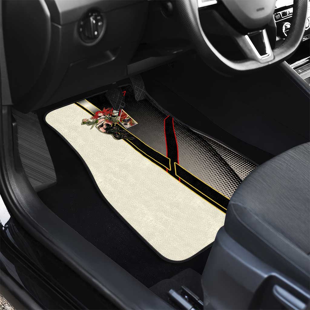 Riyo Blade Dancer Car Mats Grunge Manga Illustration Style
