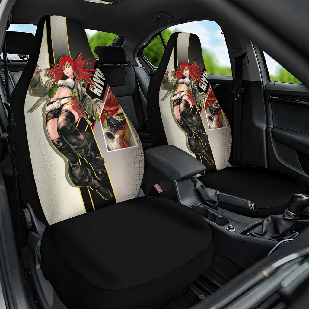 Riyo Blade Dancer Car Seat Cover Grunge Manga Illustration Style