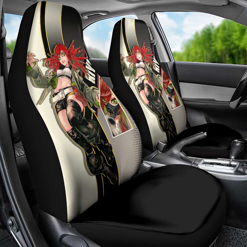 Riyo Blade Dancer Car Seat Cover Grunge Manga Illustration Style