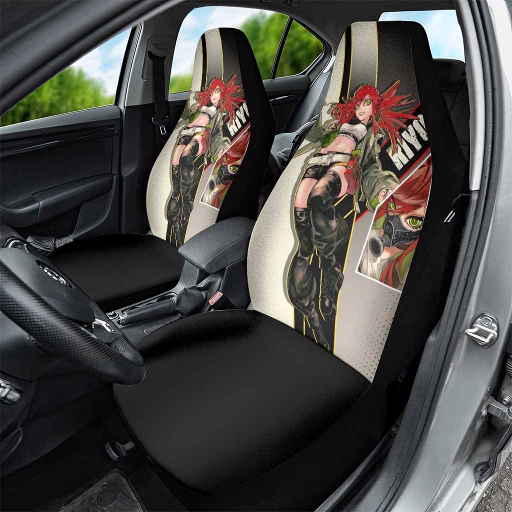Riyo Blade Dancer Car Seat Cover Grunge Manga Illustration Style
