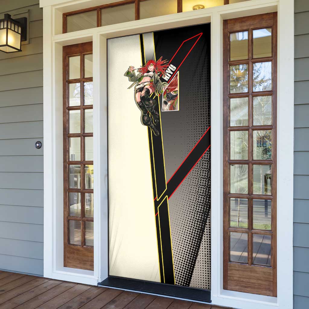 Riyo Blade Dancer Door Cover Grunge Manga Illustration Style