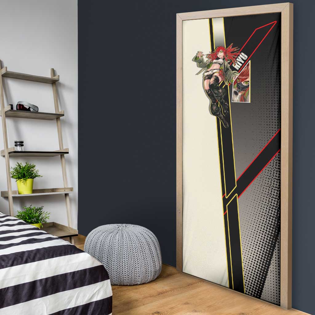 Riyo Blade Dancer Door Cover Grunge Manga Illustration Style
