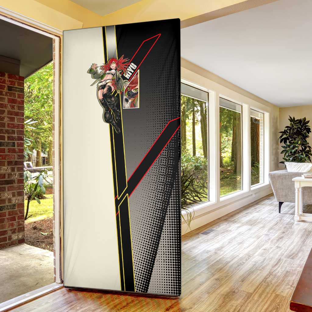Riyo Blade Dancer Door Cover Grunge Manga Illustration Style