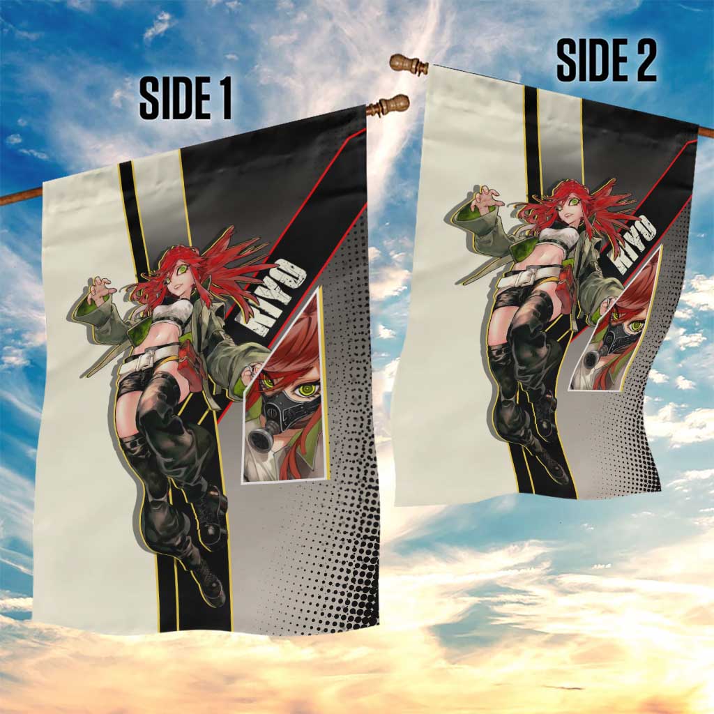 Riyo Blade Dancer Garden Flag Grunge Manga Illustration Style