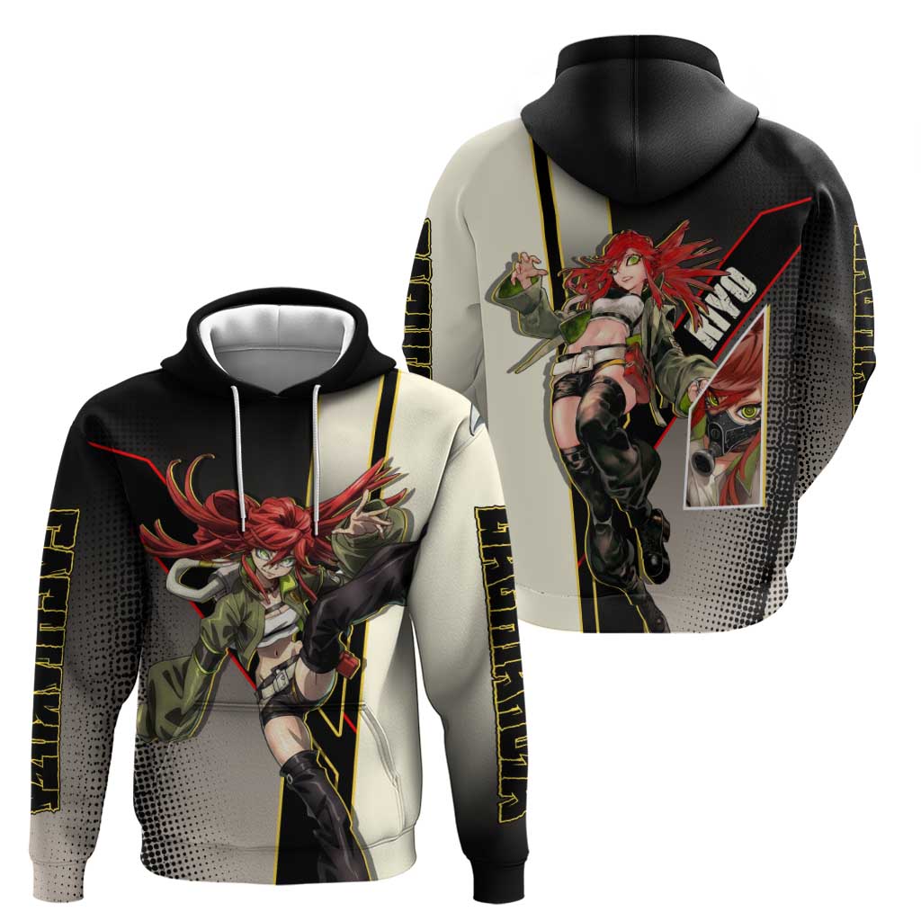 Riyo Blade Dancer Hoodie Grunge Manga Illustration Style