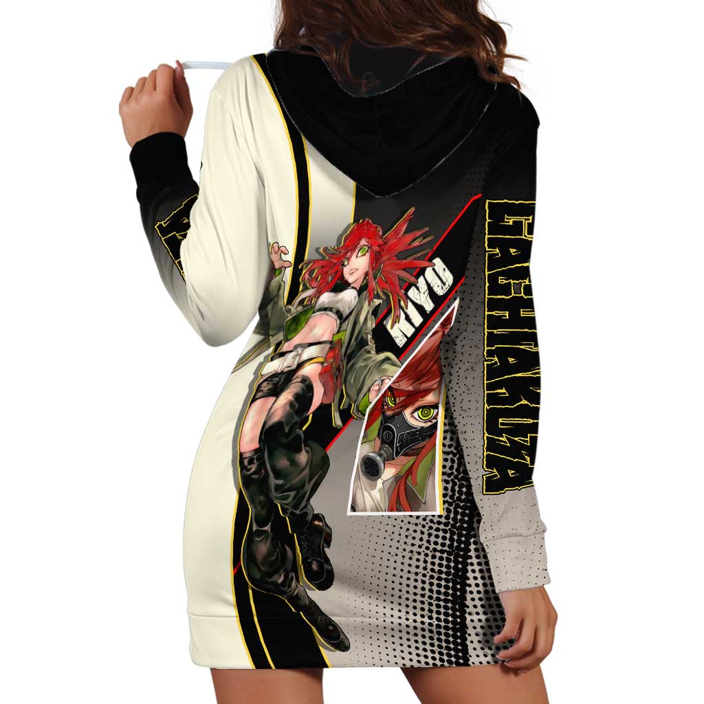 Riyo Blade Dancer Hoodie Dress Grunge Manga Illustration Style