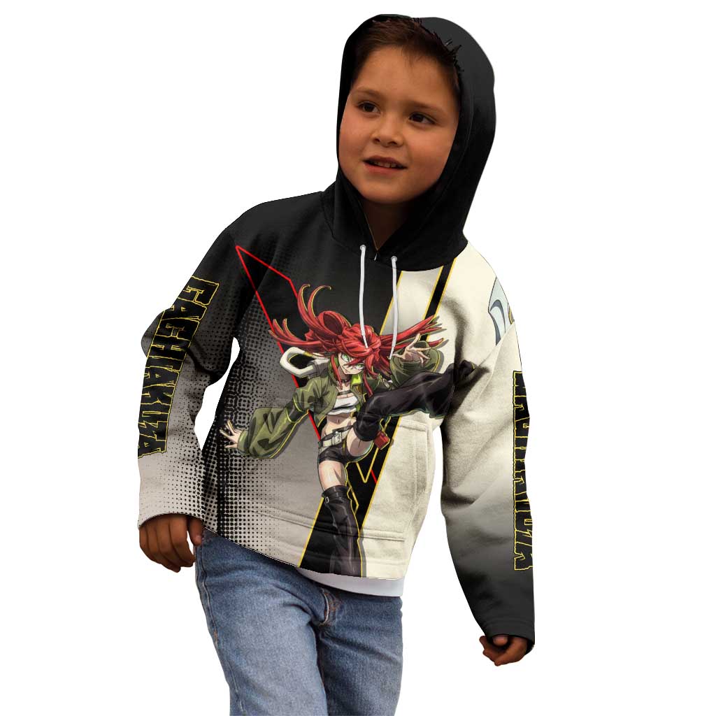 Riyo Blade Dancer Kid Hoodie Grunge Manga Illustration Style