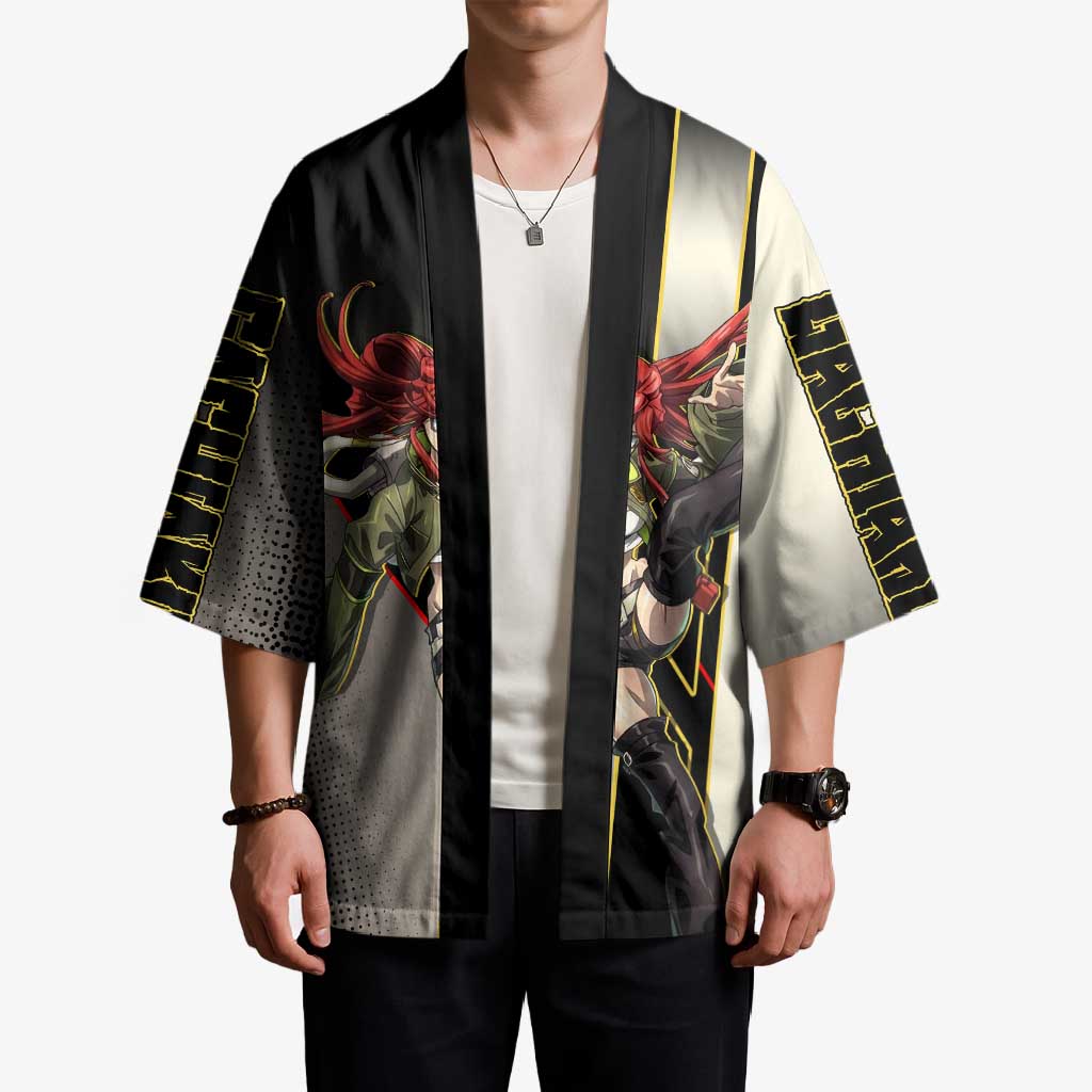 Riyo Blade Dancer Kimono Grunge Manga Illustration Style